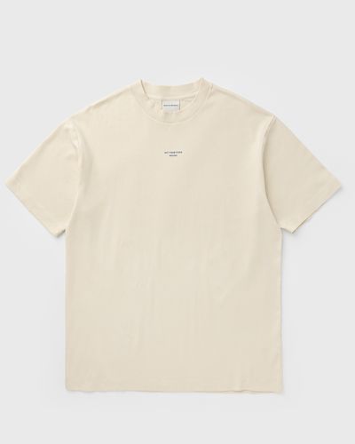 Drôle de Monsieur Le T-shirt Slogan Classique, beige