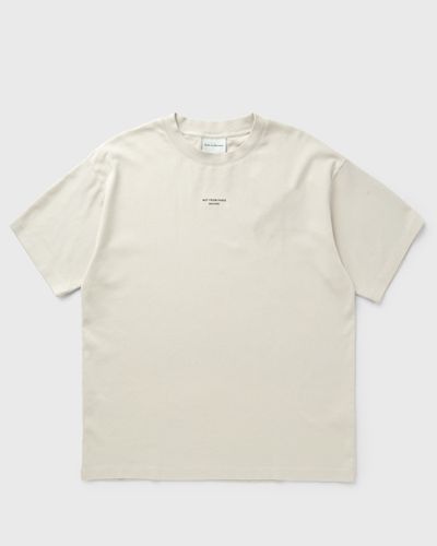 Drôle de Monsieur Le T-Shirt Slogan Classique, beige