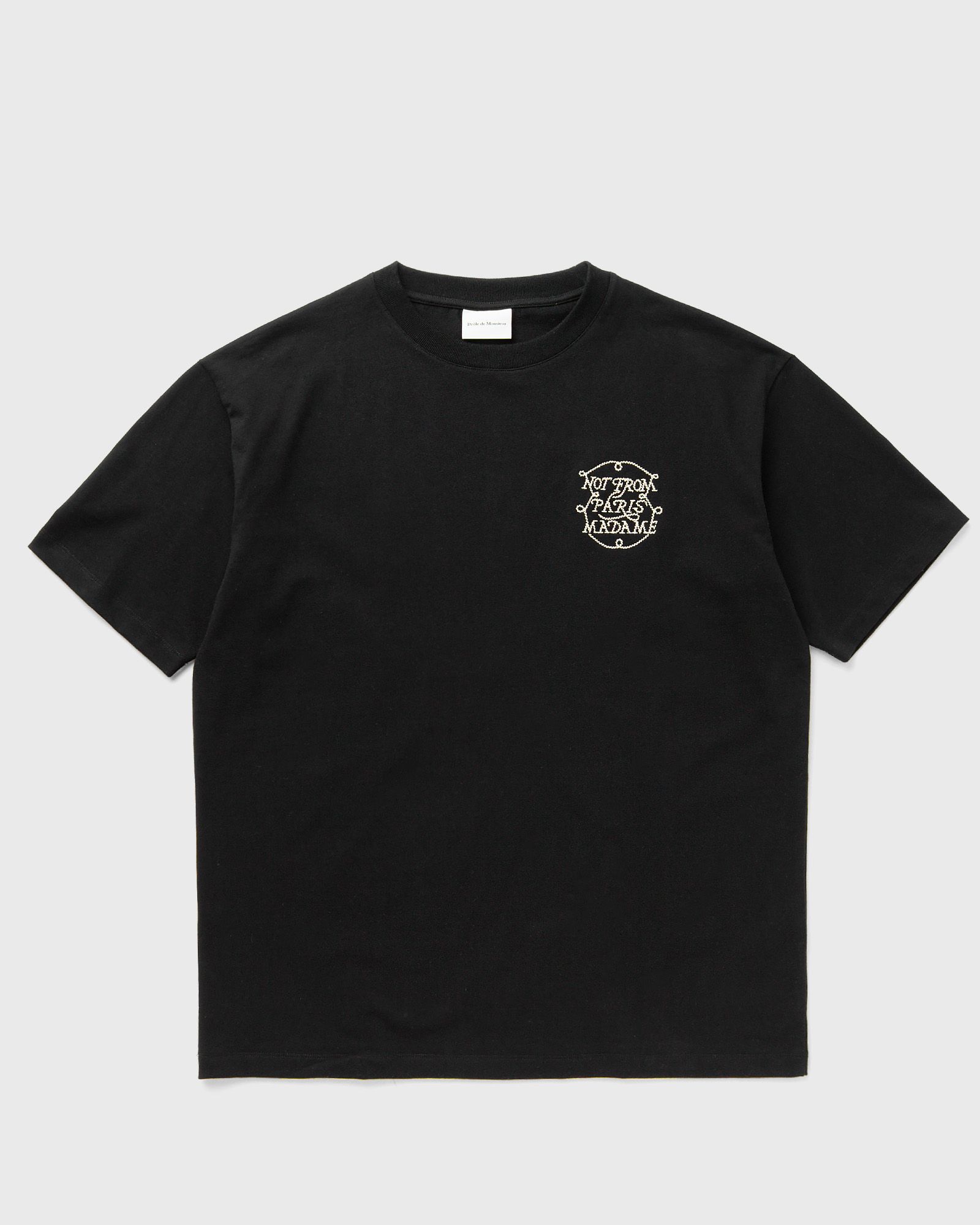 Drôle de Monsieur Le Tee Slogan Tresses, black