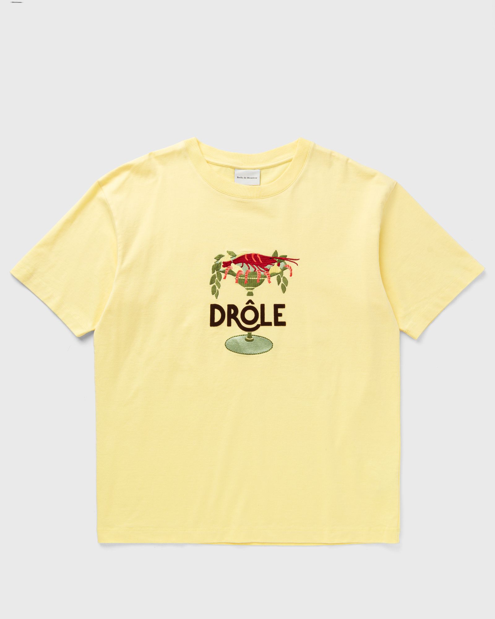 Drôle de Monsieur Lobster Cup Tee, yellow