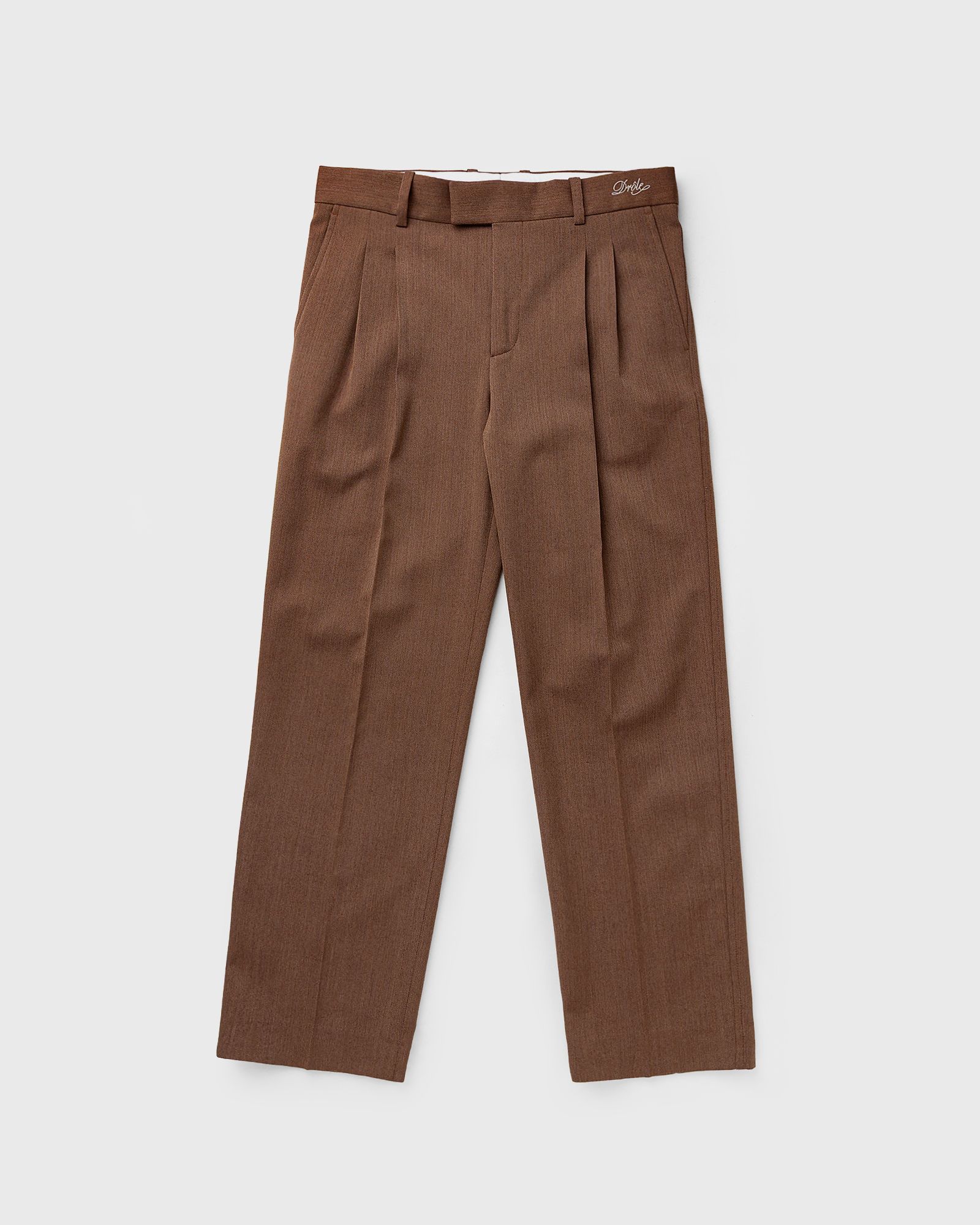 Drôle de Monsieur Pantalon Golfeur Chevrons, brown