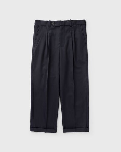 Drôle de Monsieur Plis Cropped Laine, blue