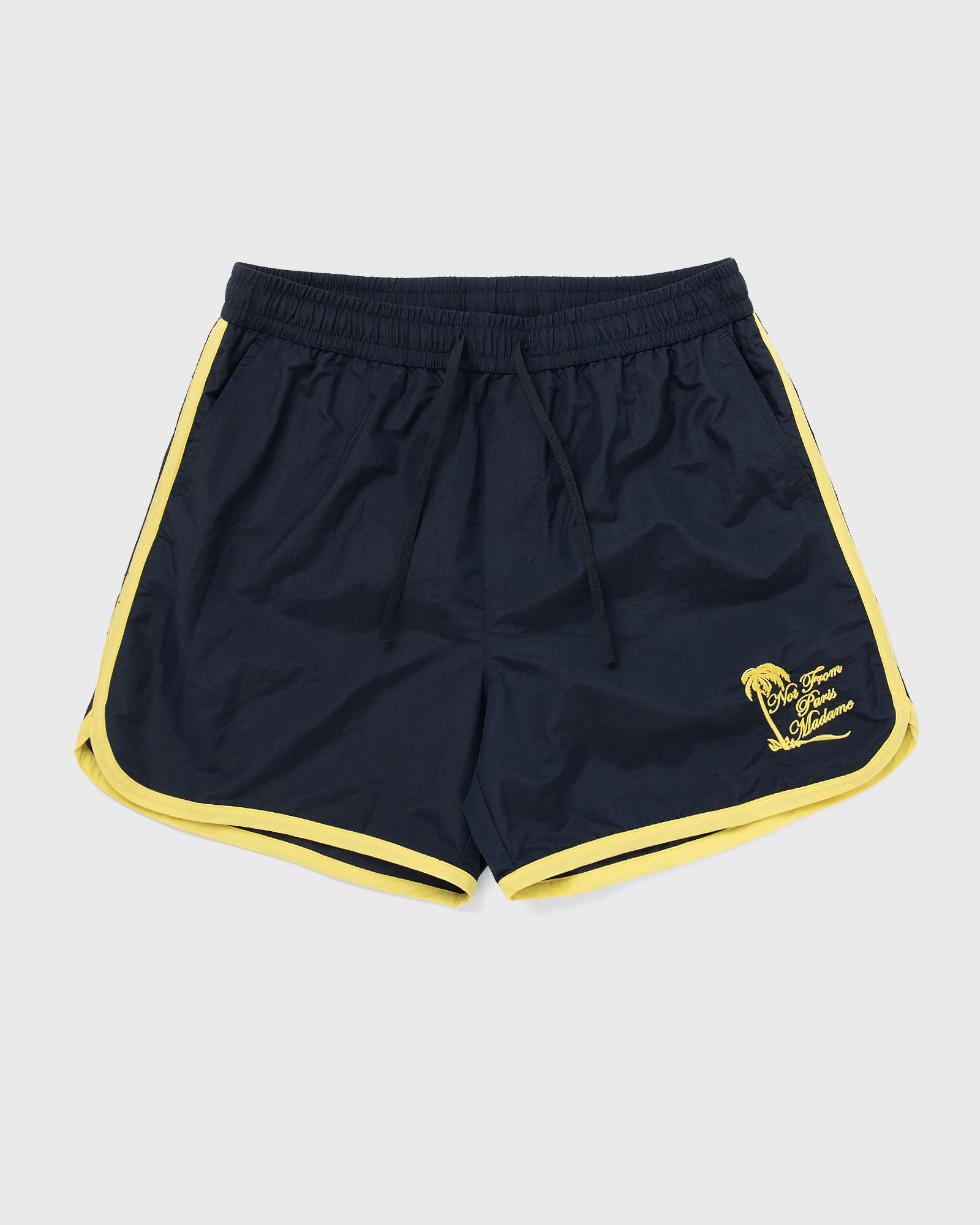 Drôle de Monsieur Short Plage Slogan Palmier, blue