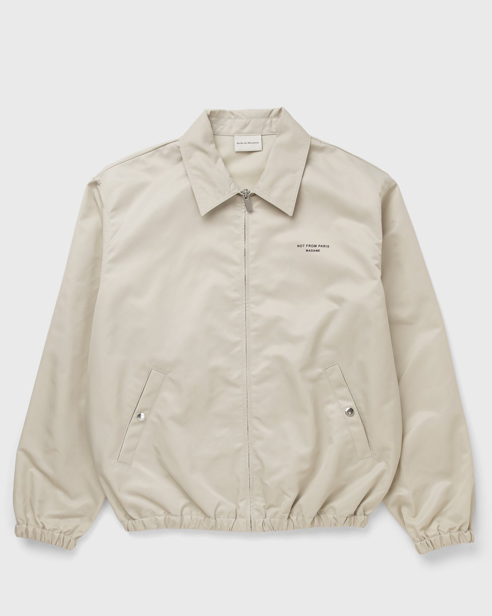 Drôle de Monsieur Slogan Nylon Jacket, beige