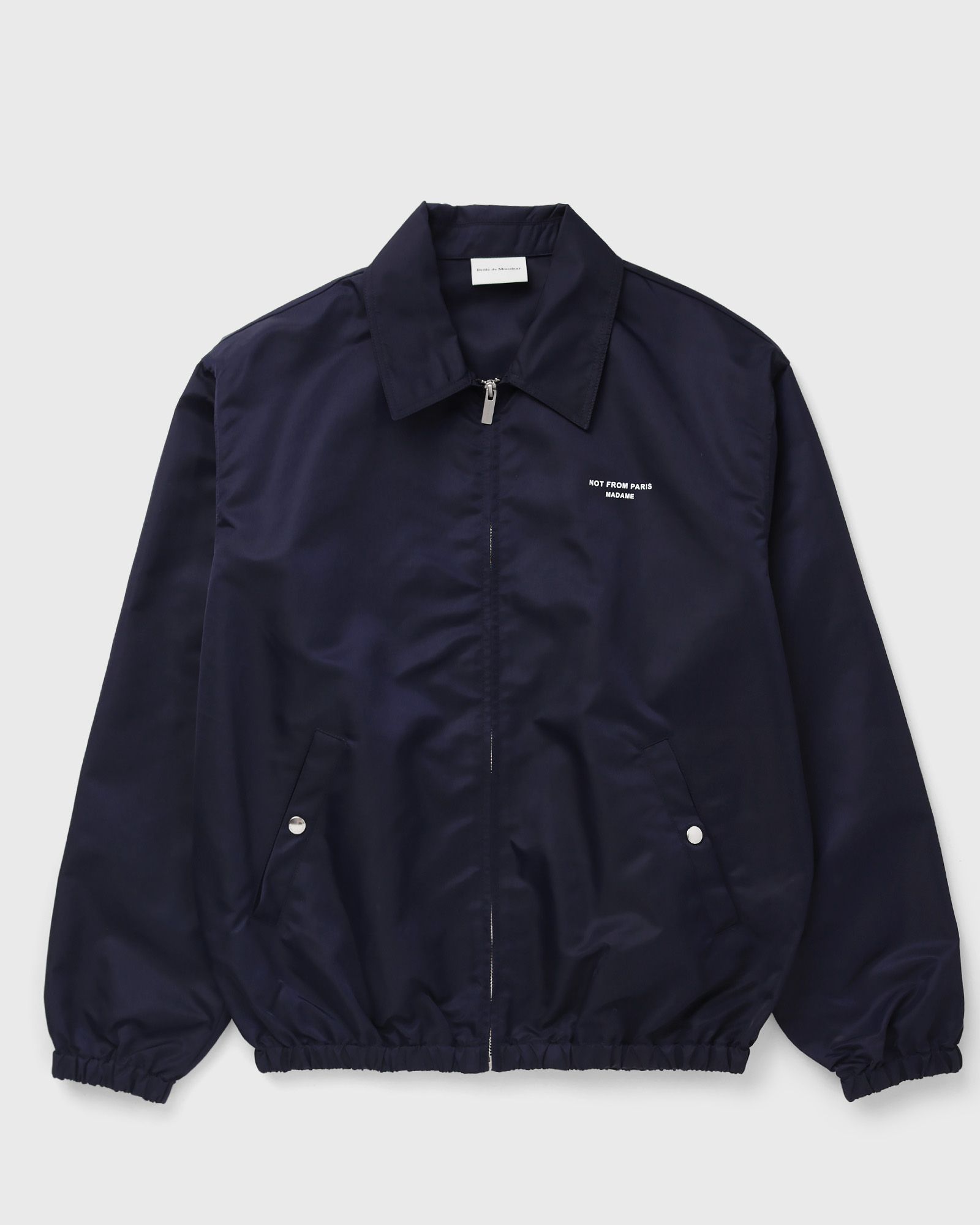Drôle de Monsieur Slogan Nylon Jacket, blue
