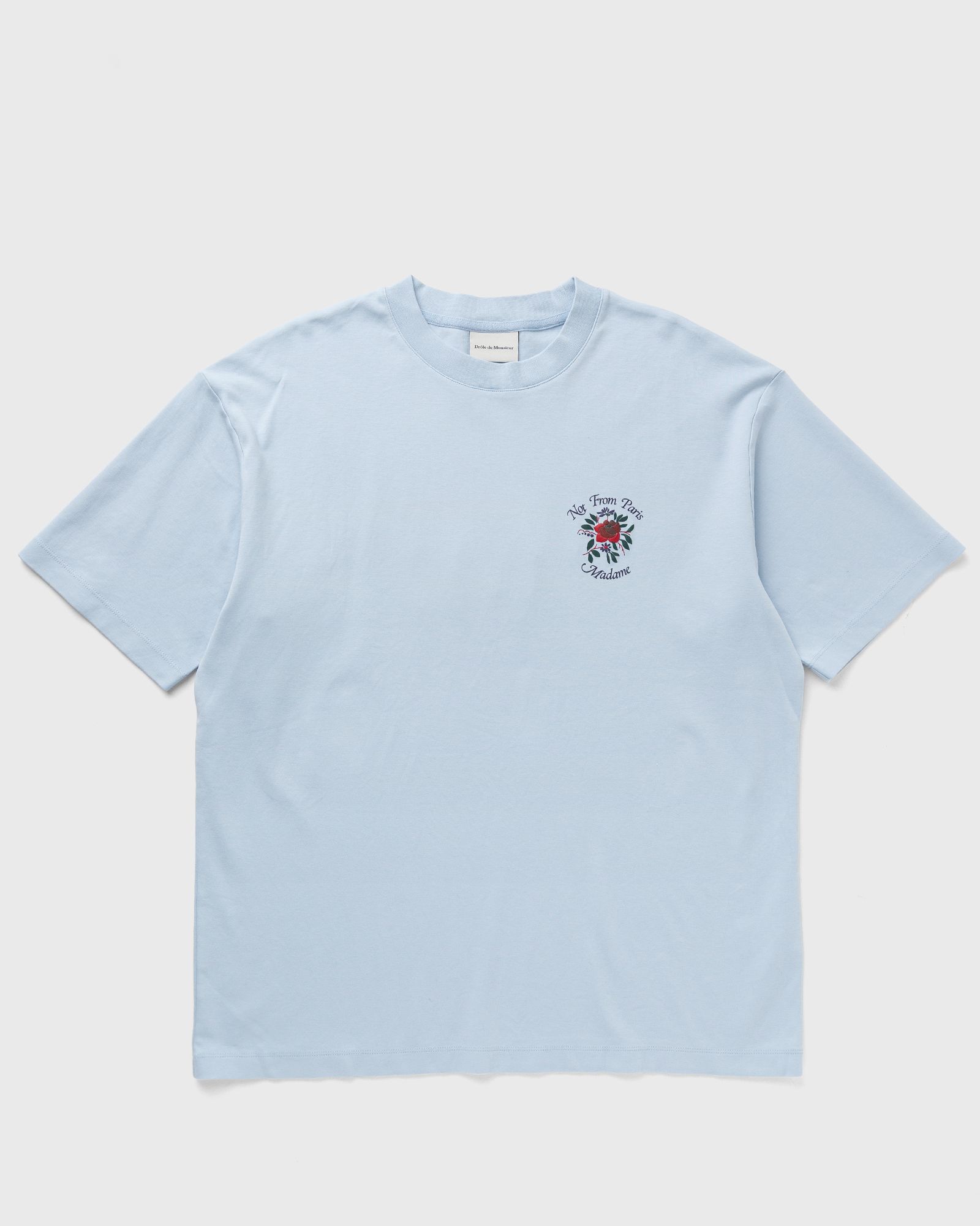 Drôle de Monsieur Slogan Rose Tee, blue