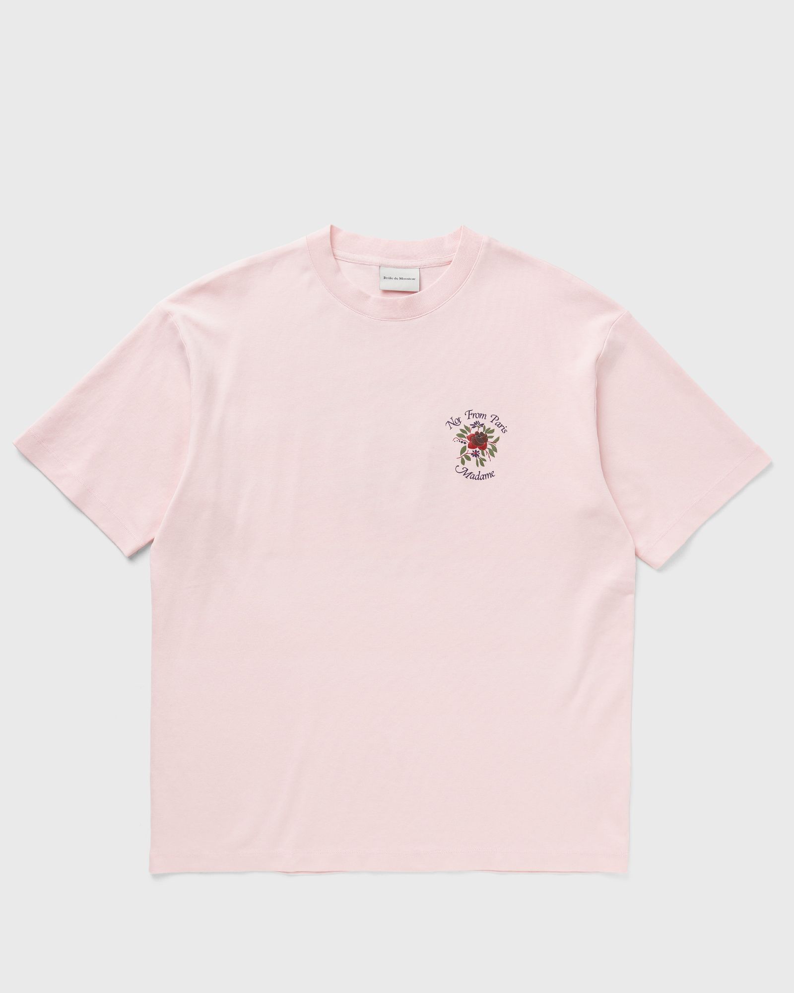 Drôle de Monsieur Slogan Rose Tee, pink