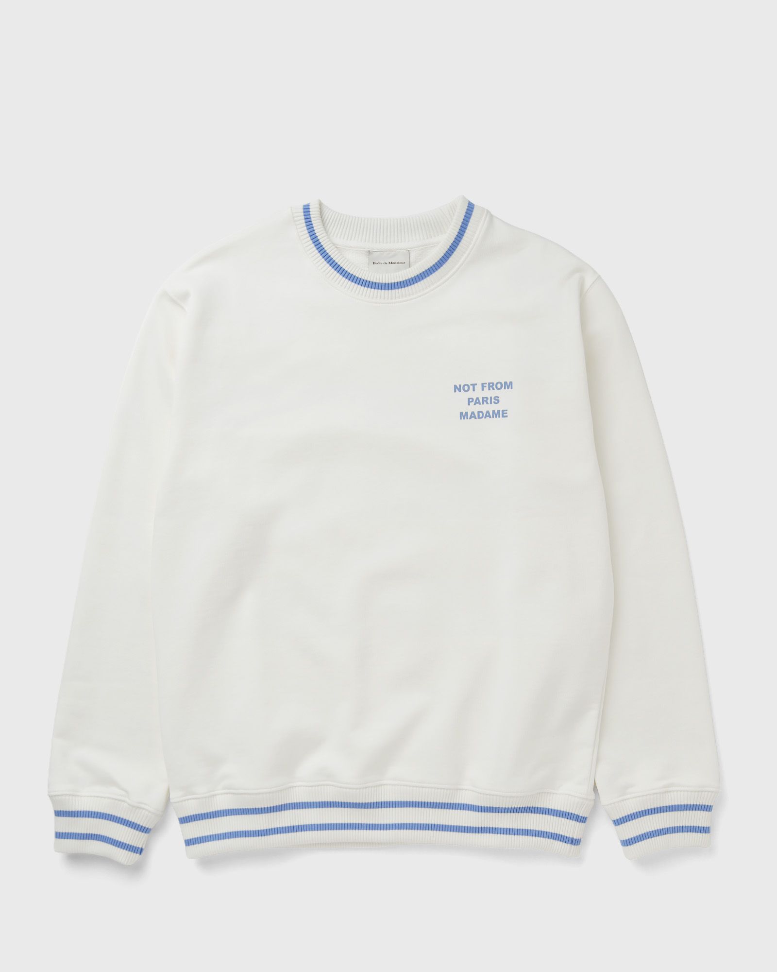 Drôle de Monsieur Sport Slogan Sweatshirt, beige
