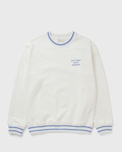 Drôle de Monsieur Sport Slogan Sweatshirt, beige