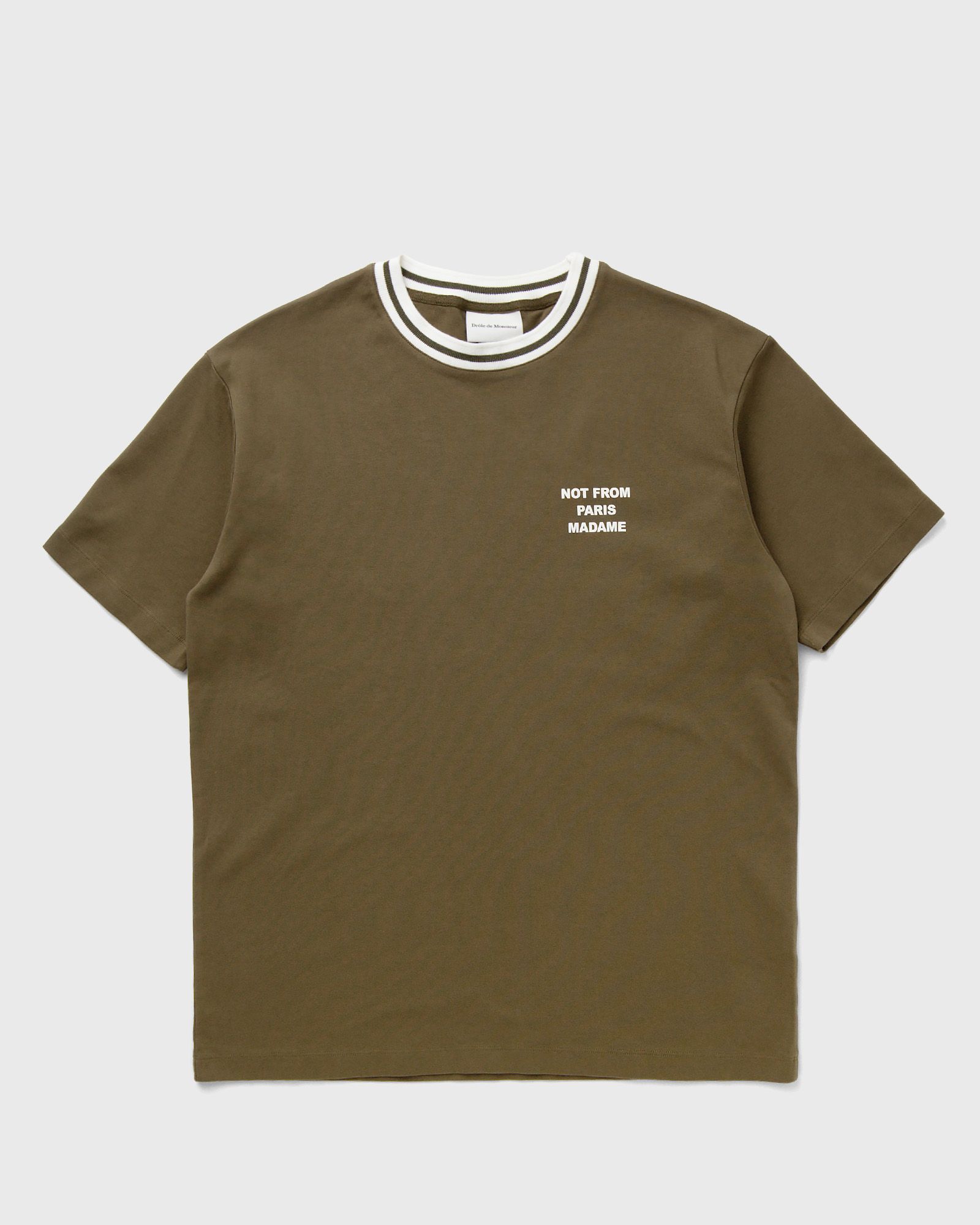 Drôle de Monsieur Sport Slogan Tee, green
