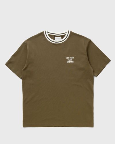 Drôle de Monsieur Sport Slogan Tee, green
