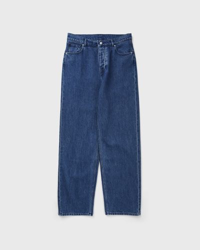 Drôle de Monsieur Straight Blue Cotton Jeans, blue