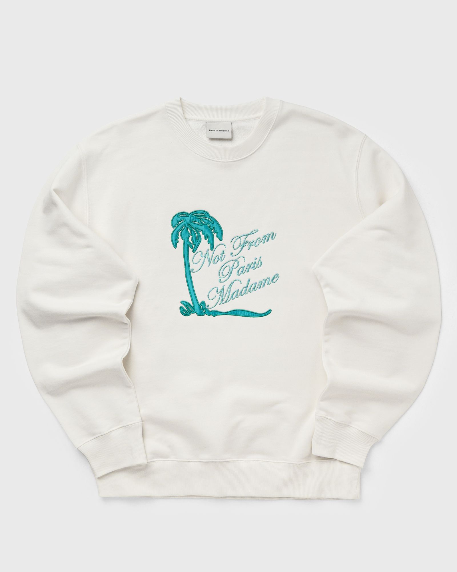 Drôle de Monsieur Sweatshirt Slogan Palmier, beige