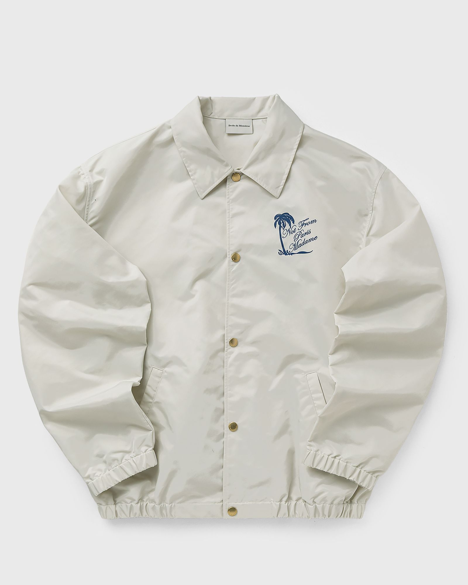 Drôle de Monsieur Veste Slogan Palmier, beige