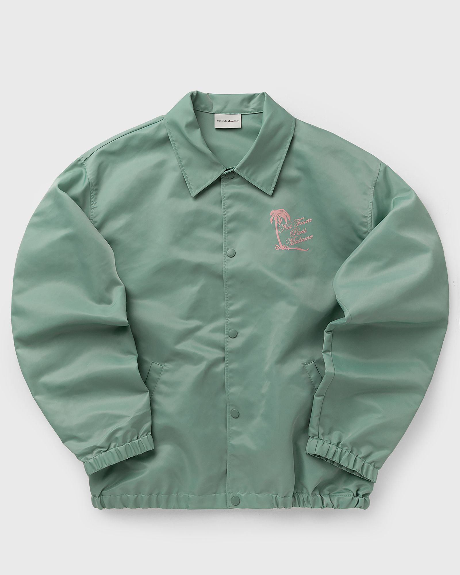 Drôle de Monsieur Veste Slogan Palmier, green
