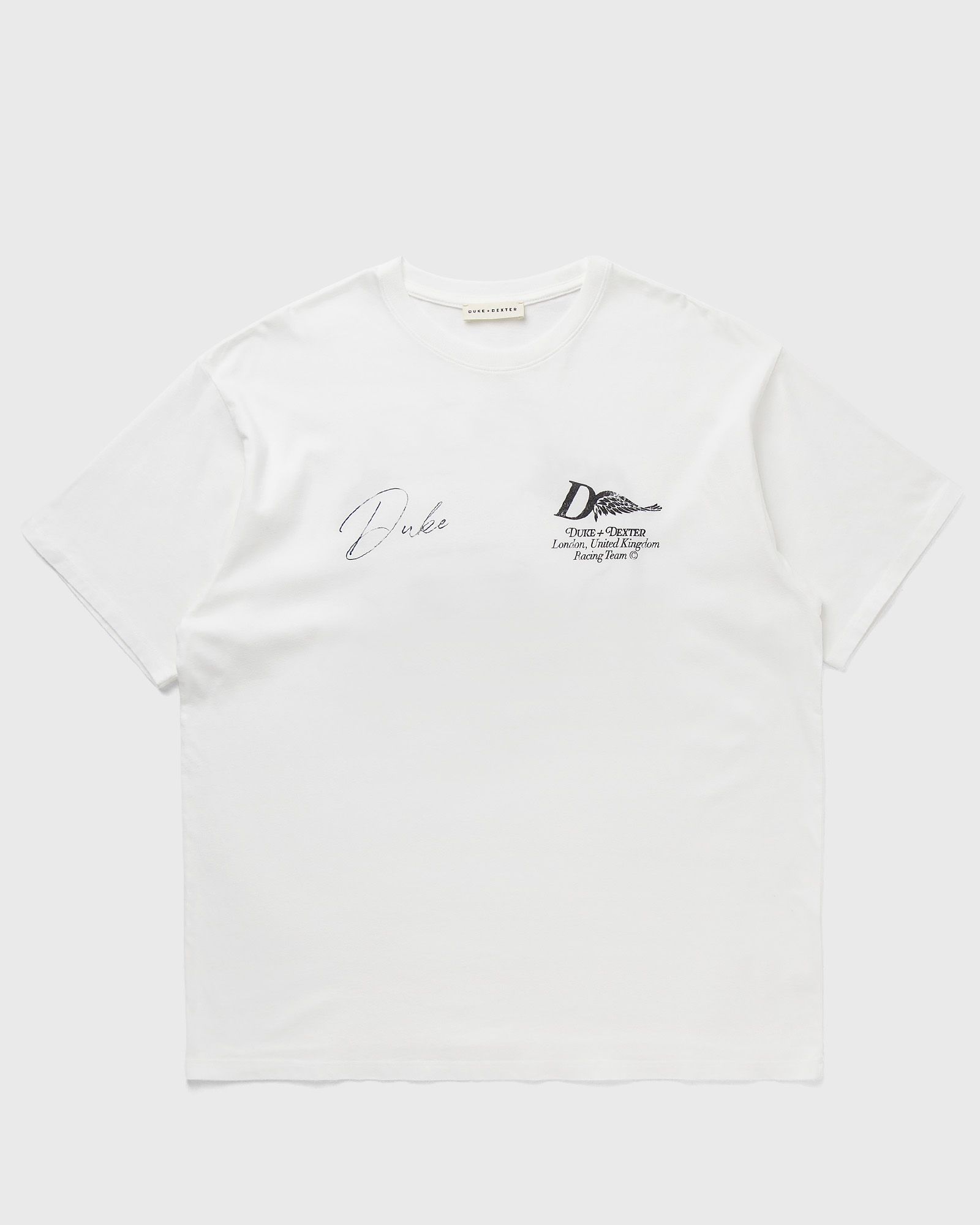 Duke & Dexter DR3 Sketch Helmet Tee, white