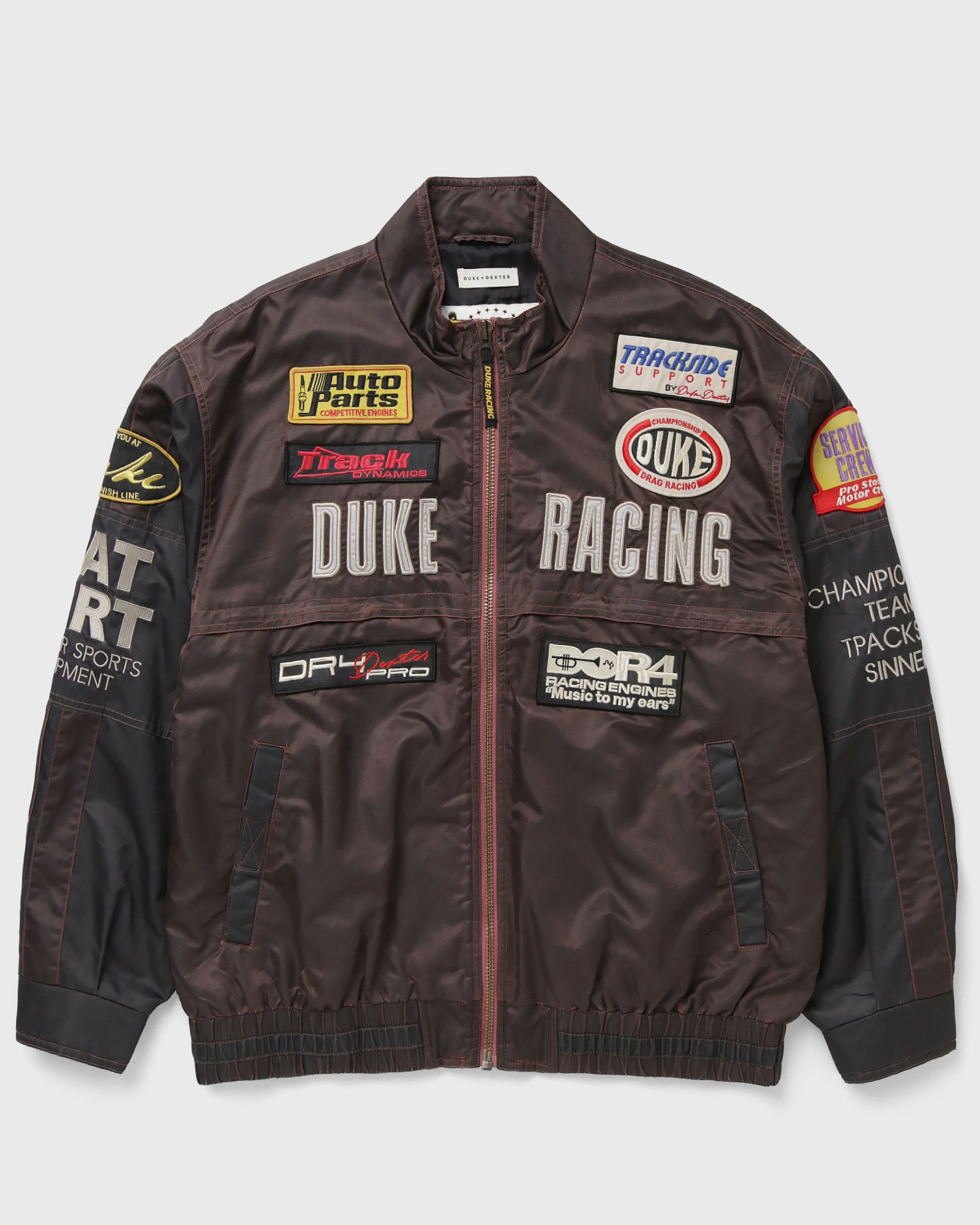 Duke & Dexter DR4 Trackside Bomber Jacket, red