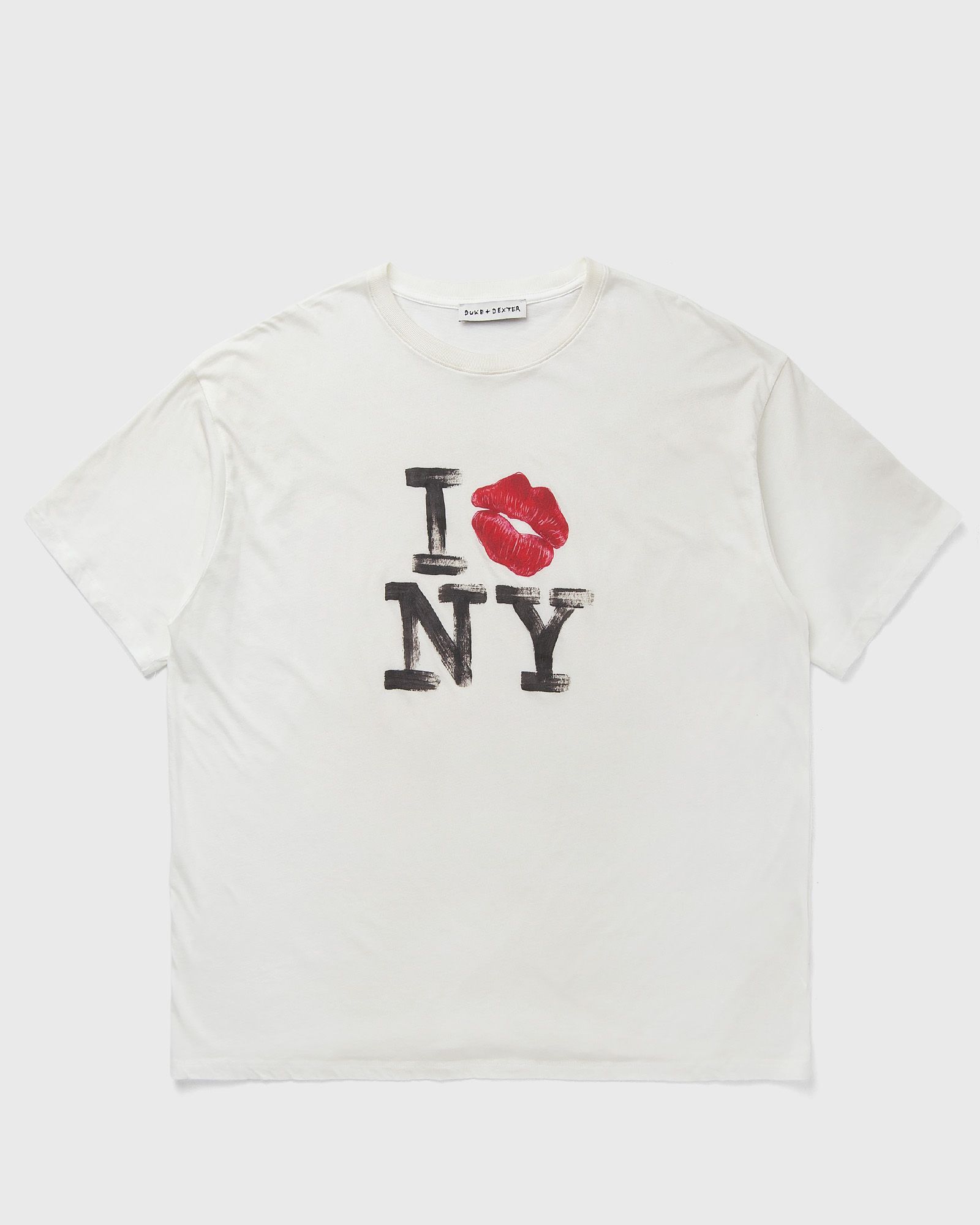Duke & Dexter I Kiss NY Tee, white