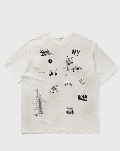 Duke & Dexter NY Sketch Tee, white
