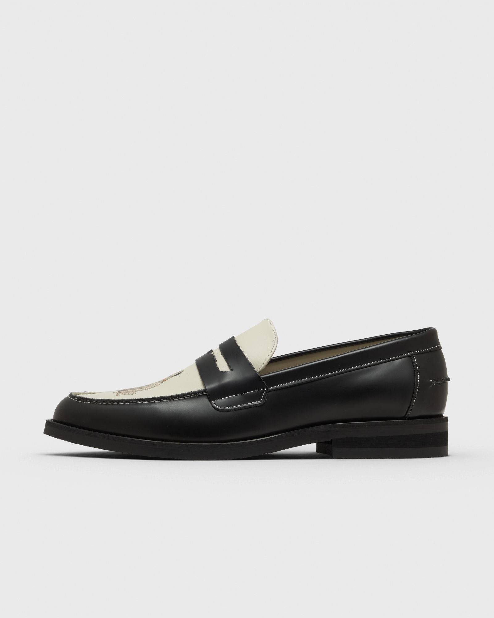 Duke & Dexter Wilde Dalmation Penny Loafer, black