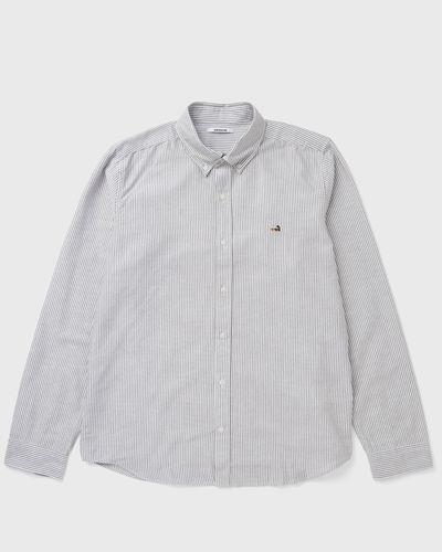 Edmmond Studios DUCK STRIPED SHIRT, white
