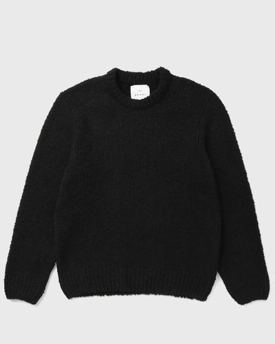 Edwin Dun Textured Sweater, black