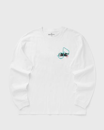 Edwin EMC On Tour Tee LS, white