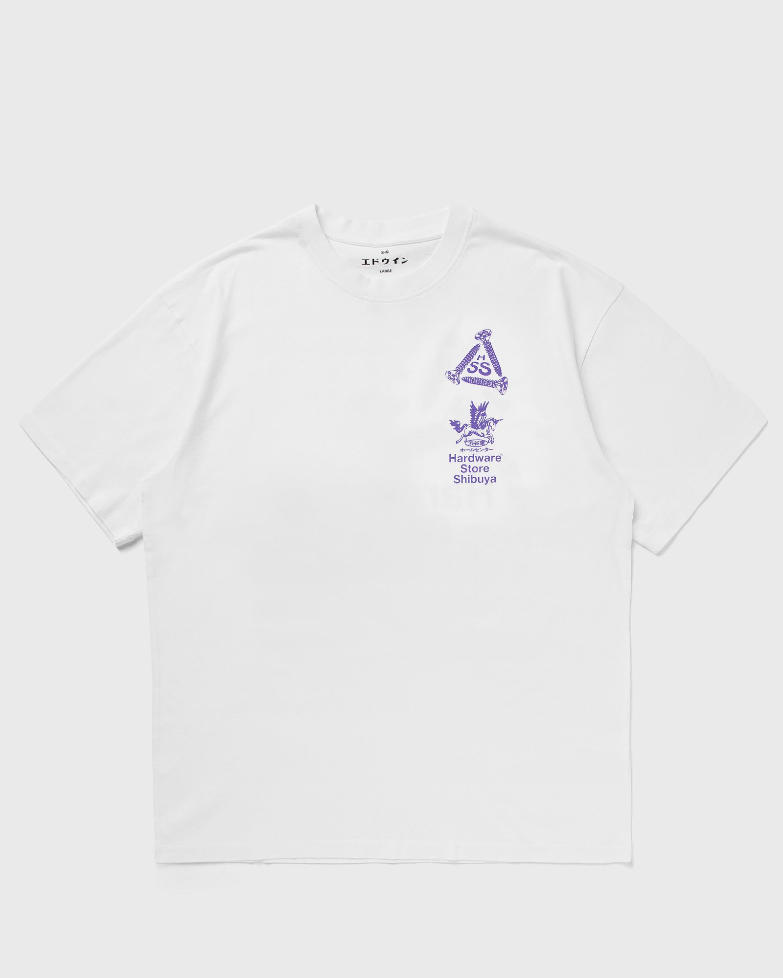 Edwin Hardware Store Shibuya Tee, white