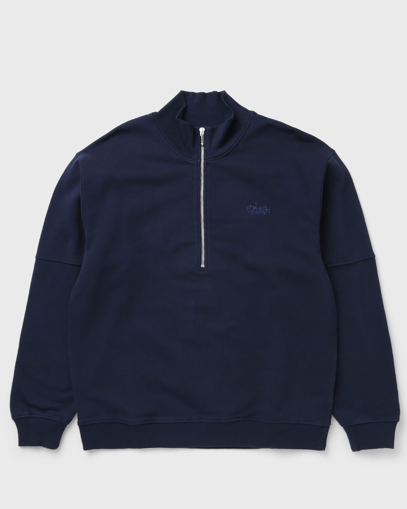 Edwin Koji Half Zip Sweat, blue