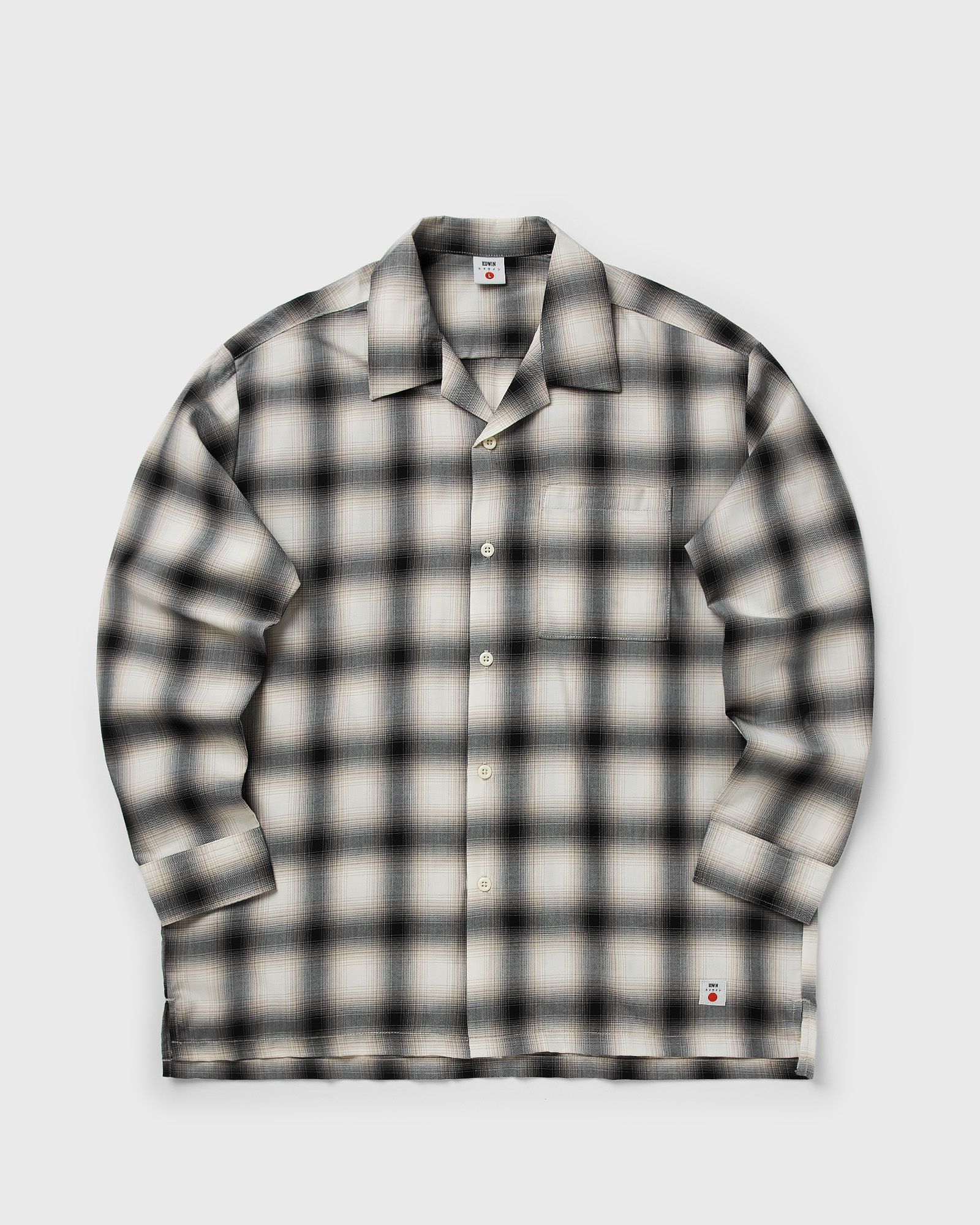 Edwin Open Collar Shirt, beige