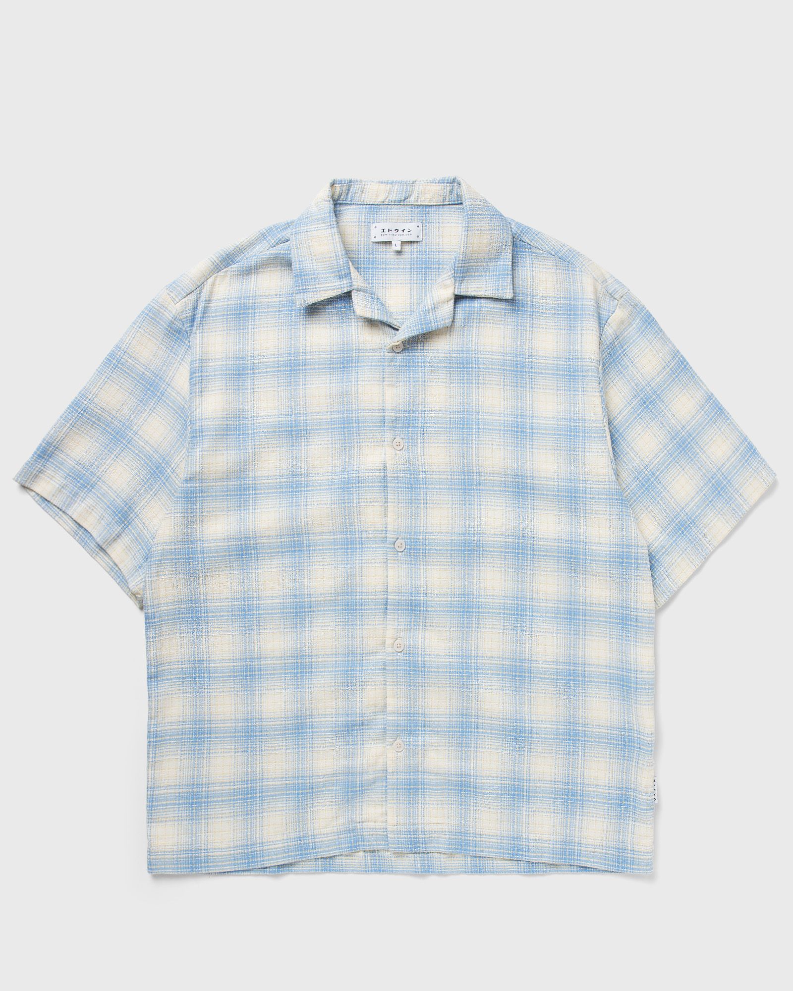 Edwin Saga Shirt SS, blue|white