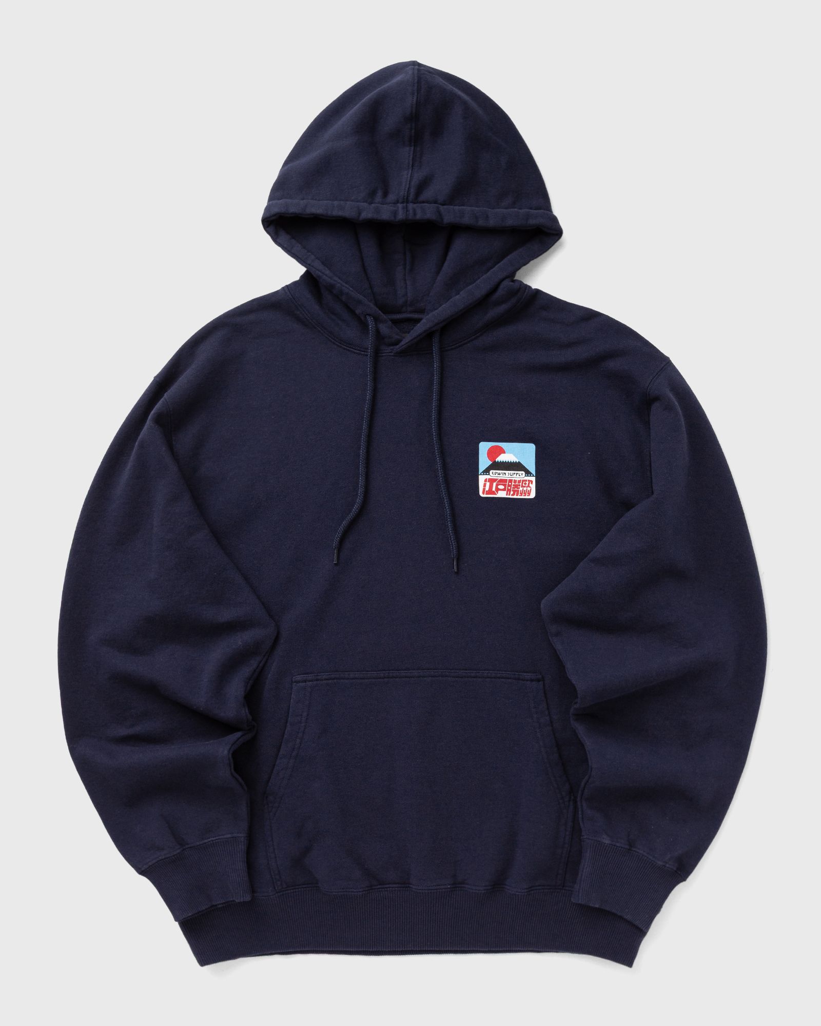 Edwin Sunset On Fuji San Hoodie Sweat, blue