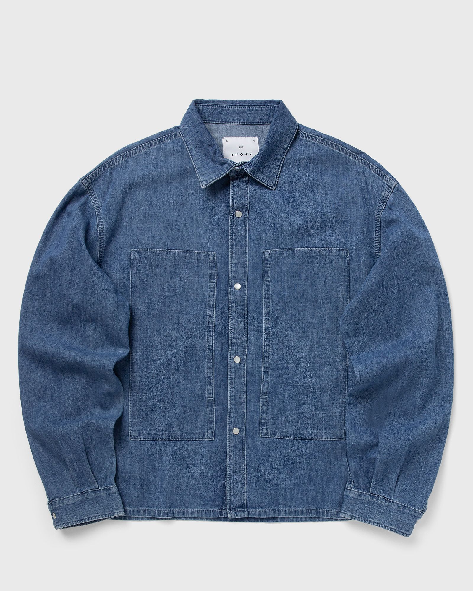 Edwin Workman Shirt LS, blue