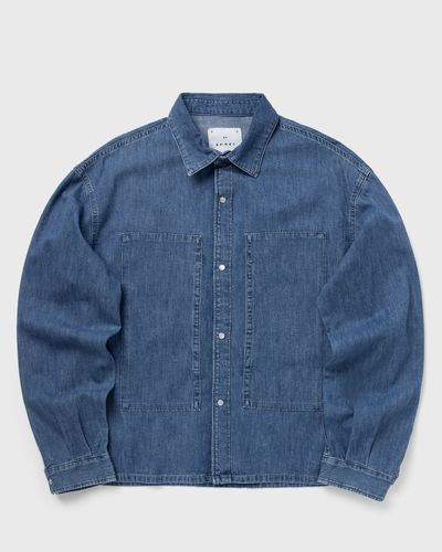 Edwin Workman Shirt LS, blue