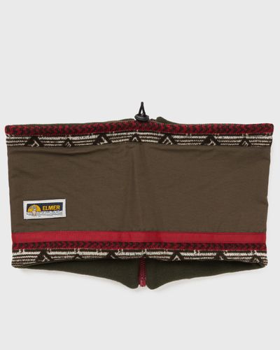 Elmer by Swany Reversible Neck Warmer, green|red