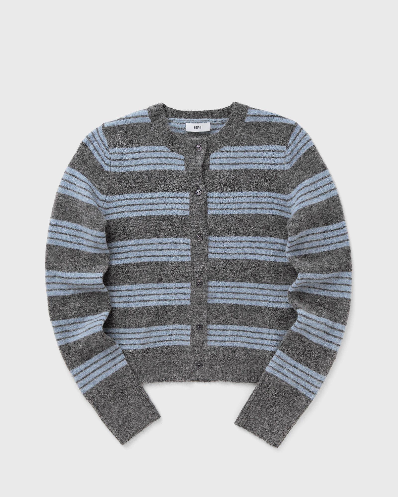 Envii ENADA LS CARDIGAN ST 7216, blue|brown