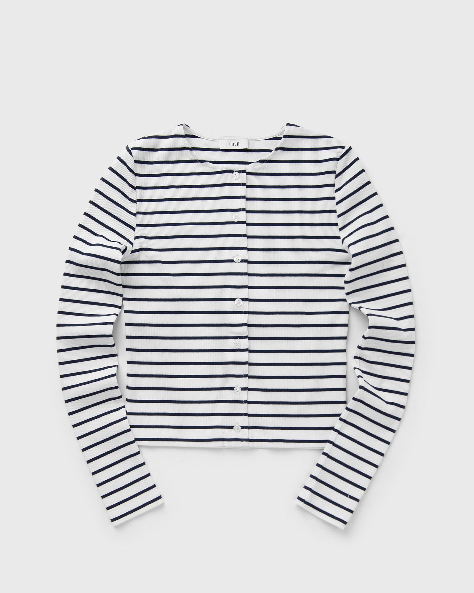 Envii ENALLY LS O-N CARDIGAN ST, blue|white