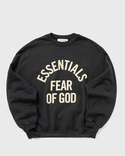 Fear of God Essentials CAMPUS 90'S CREWNECK SWEA, black
