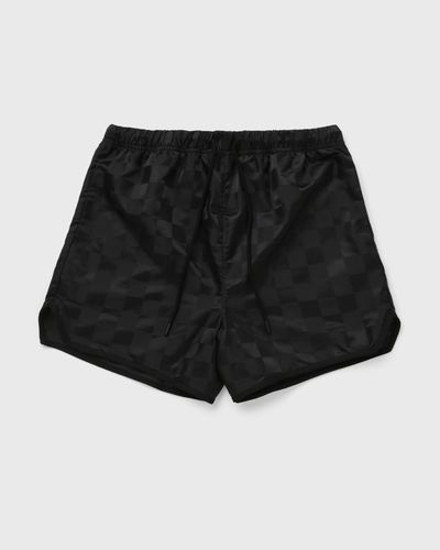 Fear of God Essentials CHECKERED GYM SHORT, black