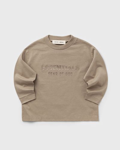 Fear of God Essentials CLASSIC LONG SLEEVE TEE, beige