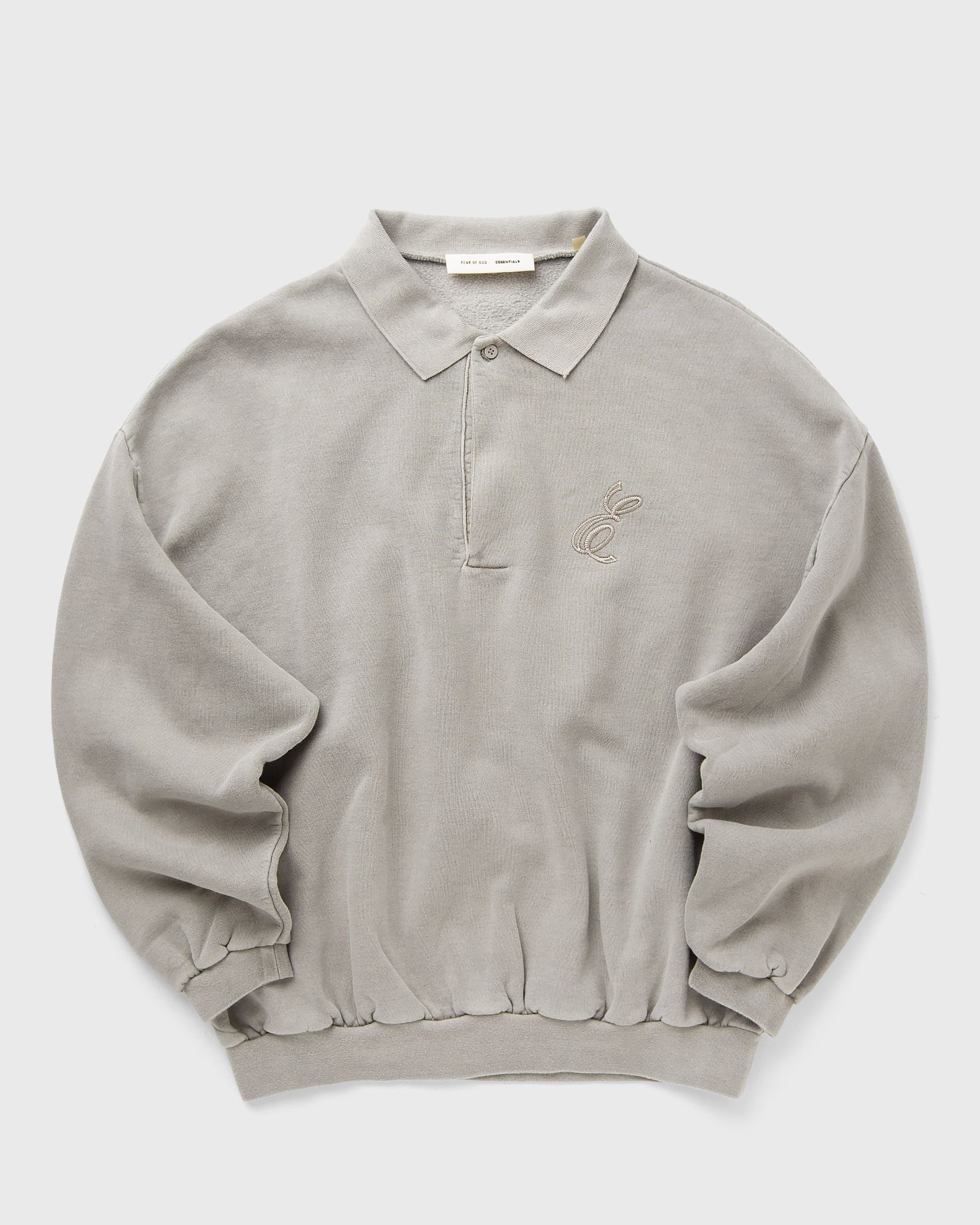 Fear of God Essentials CLASSIC POLO SWEATSHIRT, grey