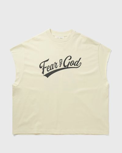 Fear of God Essentials CUT OFF 90'S SHIRT, beige