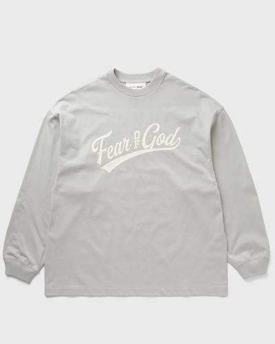 Fear of God Essentials MERCH LONG SLEEVE TEE, beige