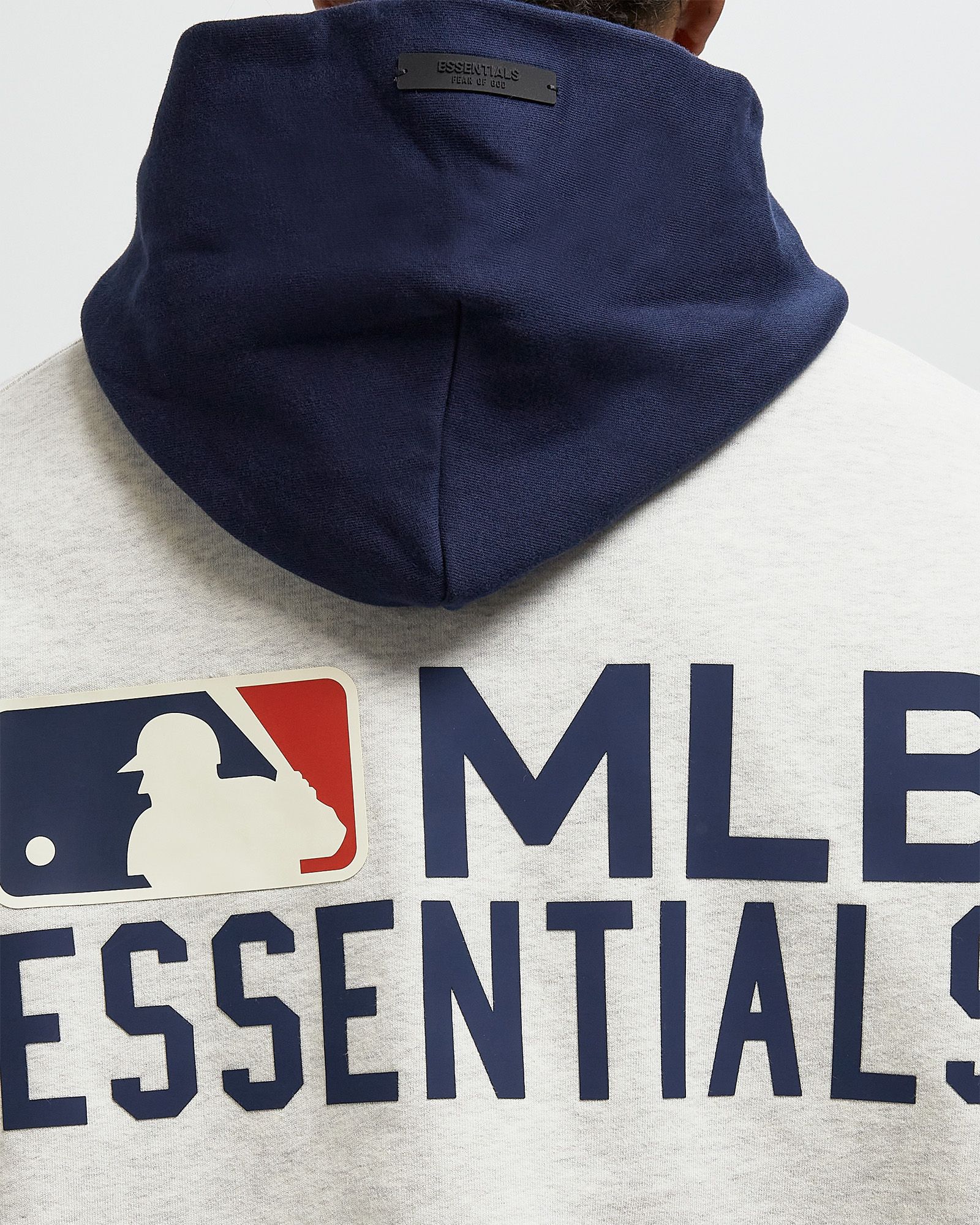 Fear of God Essentials MLB SPORT HOODIE Grey | BSTN Store