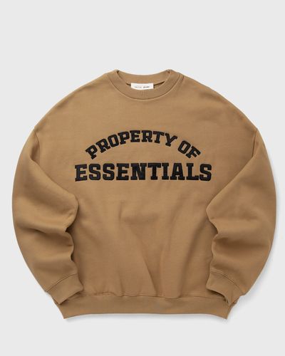 Fear of God Essentials PROPERTY LOUNGE CREWNECK, brown