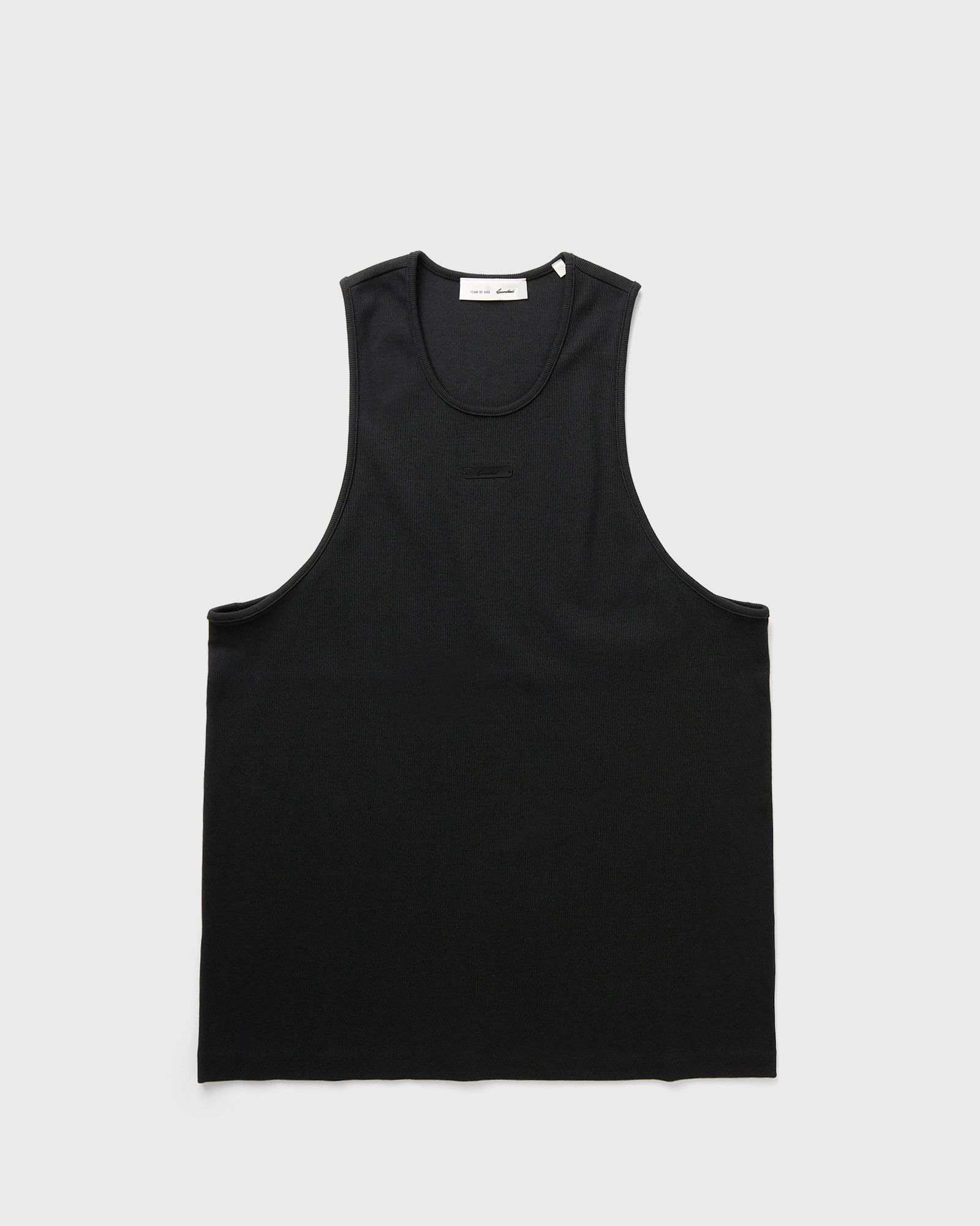 Fear of God Essentials RIB TANK, black
