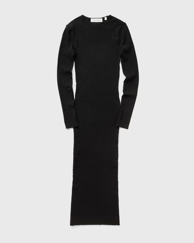 Fear of God Essentials WMNS RIB LONG SLEEVE DRESS, black