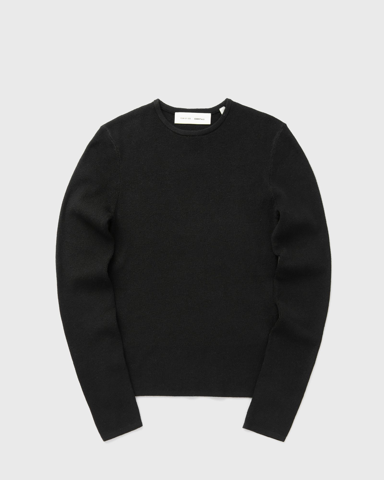 Fear of God Essentials WMNS SOFT RIB LONG SLEEVE, black