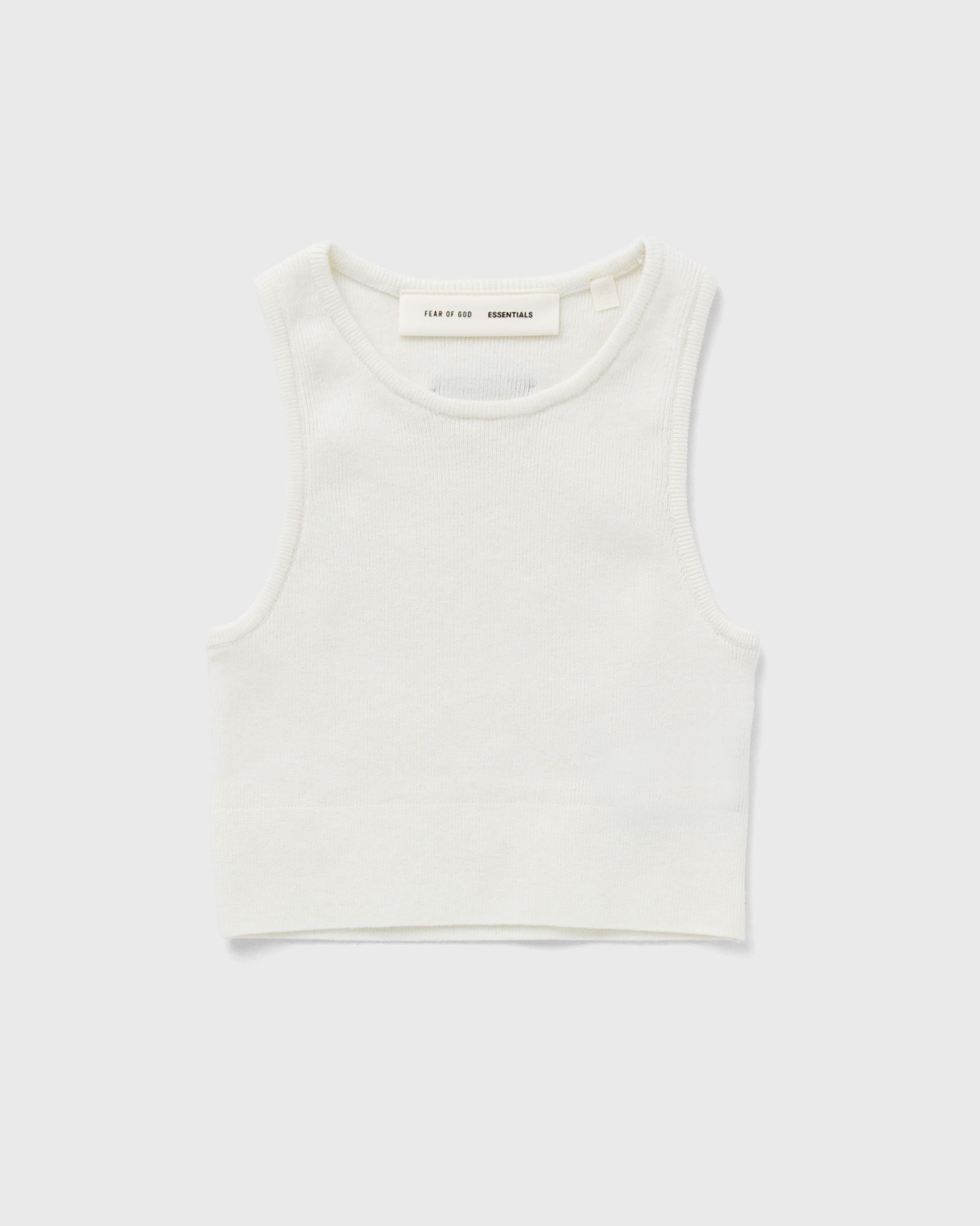 Fear of God Essentials WMNS SOFT RIB SPORT TANK, white