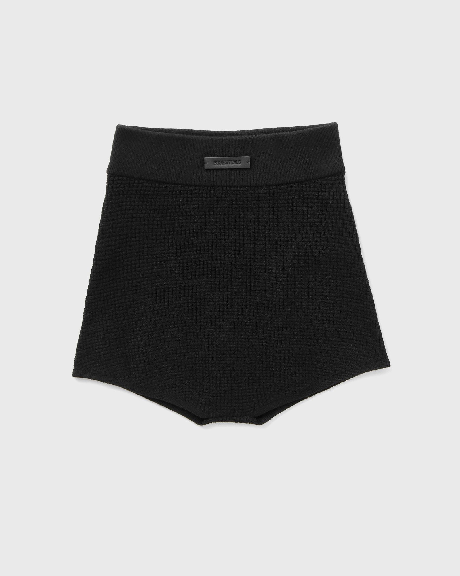 Fear of God Essentials WMNS WAFFLE KNIT BOXER, black